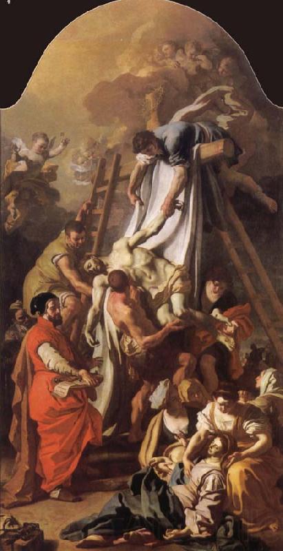 Francesco Solimena Descent from the Cross Spain oil painting art